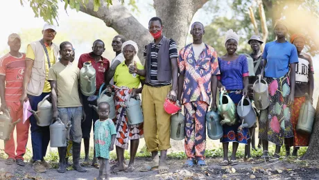 Im Tschad unterstützt der LWB die Menschen dabei, eigenes Gemüse und Getreide anzubauen. Foto: LWB/M. Renaux