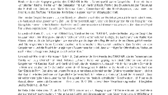 Ökumenischer Dialog in Rom