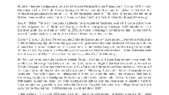 Pfarrer Joachim Zirkler in den Ruhestand verabschiedet