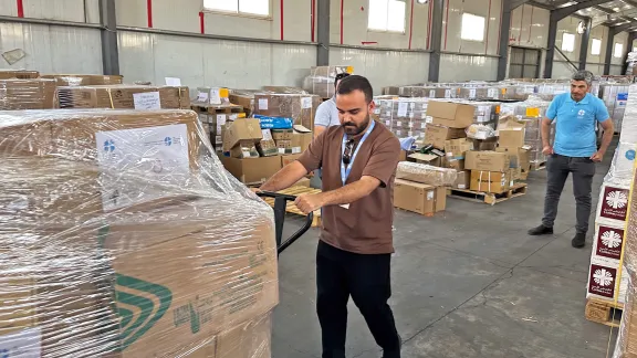 Der LWB hat schon im Sommer Medikamente für Krebskranke nach Gaza geliefert. Foto: LWB Jordanien