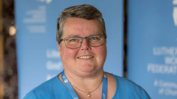 LWB-Ratsmitglied Dekanin Kristine Sandmæl von der Norwegischen Kirche. Foto: LWB/A. Hillert