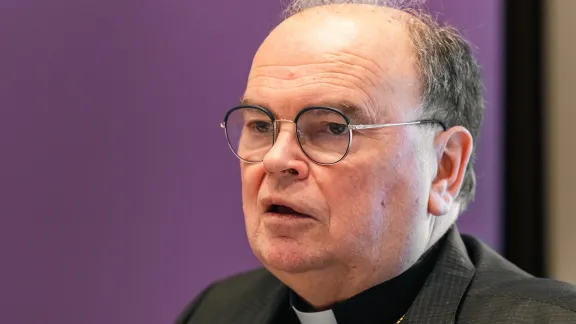 Impuls von Bischof Dr. Bertram Meier, Bischof der Diözese Augsburg. Foto: DNK/LWB, N. H. Klotz