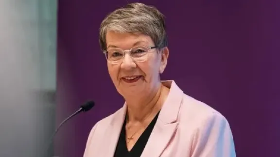 Landesbischöfin Kristina Kühnbaum-Schmidt, LWB-Vizepräsidentin für die Region Mittel- und Westeuropa. Foto: DNK/LWB, N. H. Klotz