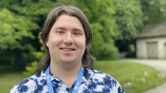 Robert Hammerschmidt beim LWB-Seminar für nicht-ordinierte Personen in kirchlichen Führungsfunktionen. Foto: LWB/C. Kästner-Meyer 