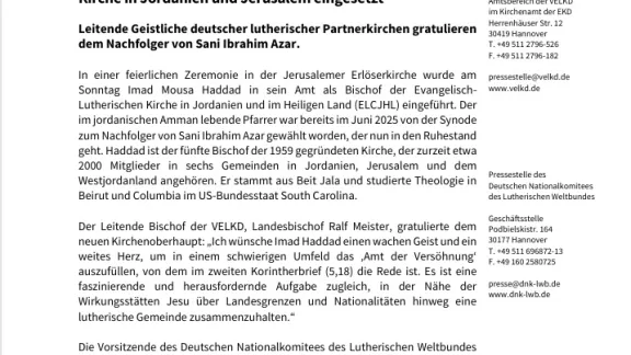 PM Bischof Imad Mousa Haddad