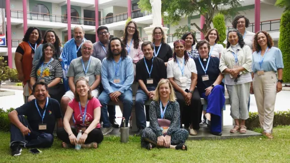Teilnehmende der Konferenz von Führungspersonen lutherischer Kirchen in Südamerika, die am 8. und 9. April in Lima, Peru, stattgefunden hat. Foto: LWB/E. Albrecht