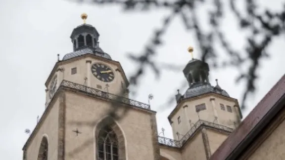 Die Stadtkirche St. Marien zu Wittenberg, wo Martin Luther lebte und predigte und die Reformation Anfang des 16. Jahrhunderts ihren Anfang nahm. Foto: LWB/Albin Hillert
