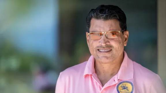 Michael Ram ist Schatzmeister der Evangelisch-Lutherischen Kirche in Guyana und Vorsitzender des LWB-Finanzausschusses. Foto: LWB/Albin Hillert