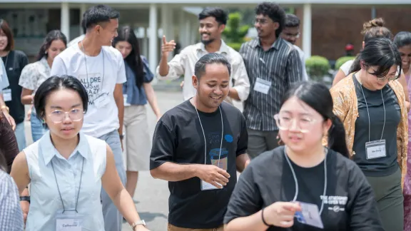 Teilnehmende der LWB-Asien-Tagung für junge Erwachsene 2026 in Medan, Indonesien, bei der unter dem Leitwort „Gemeinsam mutig“ Vertreterinnen und Vertreter der LWB-Mitgliedskirchen aus der gesamten Region zusammenkamen. Foto: LWB/Albin Hillert