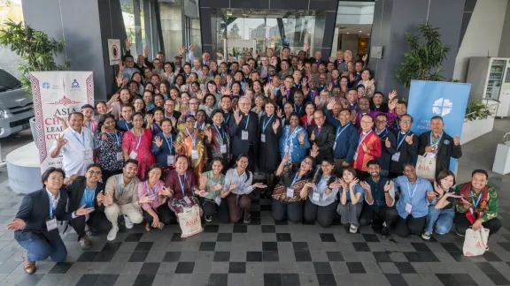 Delegierte der LWB-Mitgliedskirchen versammelten sich zur Kirchenleitungskonferenz des Lutherischen Weltbundes in Asien 2026 in Jakarta, Indonesien. Foto: LWB/Albin Hillert