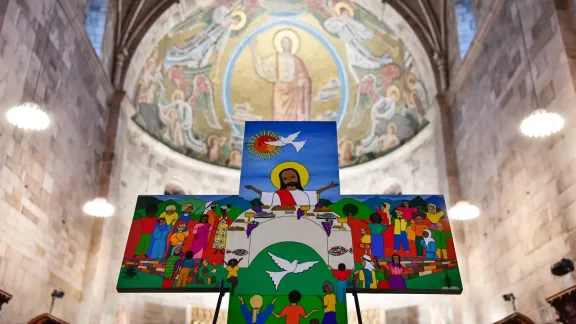 Das Lund-Kreuz, entworfen für die gemeinsame katholisch-lutherische Reformationsfeier am 31. Oktober 2016 in Lund und Malmö (Schweden). Foto: LWB